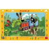 Ravensburger Dino Kisvakond és a mozdony 15 darabos puzzle