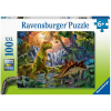 Ravensburger Dínó oázis 100 darabos puzzle  Ajánlott 3-6 éves korig fiúknak (41021)
