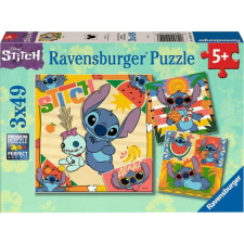 Ravensburger Disney Stitch 3x49 darabos puzzle (12004114) puzzle, kirakós