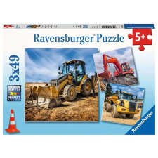 Ravensburger építőipari járművek puzzle készlet puzzle, kirakós
