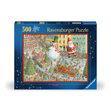 Ravensburger Here Comes Christmas! Kirakós játék 500 db Karácsony puzzle, kirakós