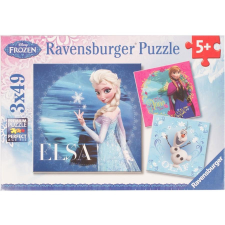  Ravensburger: Jégvarázs 3 x 49 darabos puzzle (37960) puzzle, kirakós