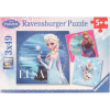 Ravensburger Jégvarázs 3 x 49 darabos puzzle  Ajánlott 3-6 éves korig lányoknak (37960)