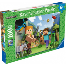 Ravensburger Kinderpuzzle Minecraft - Steve und Alex (100 Teile) puzzle, kirakós