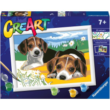 Ravensburger Kreativní a výtvarné hračky 201921 CreArt Štěňata Jack Russella kreatív és készségfejlesztő