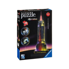 Ravensburger Night Edition - Empire State Building 3D puzzle 216 db-os (12566) puzzle, kirakós