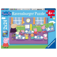 Ravensburger Peppa malac és az egész osztály kirakó 2 az 1-ben Ravensburger puzzle, kirakós
