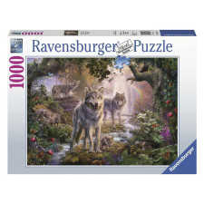  Ravensburger: Puzzle 1000 db - Farkascsalád nyáron (59486) puzzle, kirakós