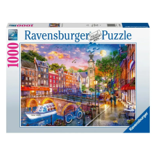 Ravensburger Puzzle 1000 db - Naplemente Amszterdam puzzle, kirakós