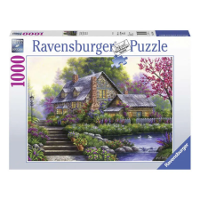  Ravensburger: Puzzle 1000 db - Romantikus kis ház puzzle, kirakós
