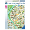 Ravensburger Puzzle 1000 db - Sevilla térképe  Ajánlott 10-99 éves korig unisex (9959)