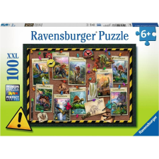 Ravensburger Puzzle 100 Darabos XXL - Dinó Gyűjtemény (GXP-675652) puzzle, kirakós