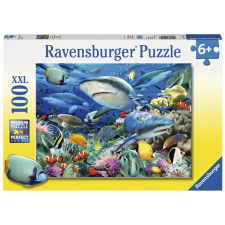Ravensburger Puzzle 100 db - Cápaöböl  Ajánlott 6-10 éves korig unisex (53531) puzzle, kirakós