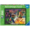 Ravensburger Puzzle 100 db - Monster Minecraft  Ajánlott 6-10 éves korig unisex (85088)