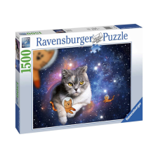 Ravensburger Puzzle 1500 db - Macskák az űrben puzzle, kirakós