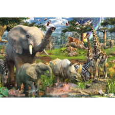 Ravensburger : Puzzle 18000 db - Az itatónál puzzle, kirakós