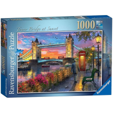  Ravensburger: Puzzle 1 000 db - Tower Bridge naplementében (41280) puzzle, kirakós