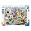 Ravensburger Puzzle 2000 db - Kedvenc bélyegeim