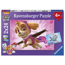 Ravensburger : Puzzle 2x24 db - Mancs Őrjárat, Skye és az Everest puzzle, kirakós
