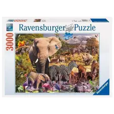 Ravensburger Puzzle 3000 db - Afrikai állatvilág puzzle, kirakós