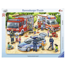  RAVENSBURGER: Puzzle 30 db - Életmentők (43625) puzzle, kirakós