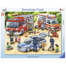 Ravensburger Puzzle 30 db - Életmentők  Ajánlott 4-6 éves korig unisex (43625) puzzle, kirakós