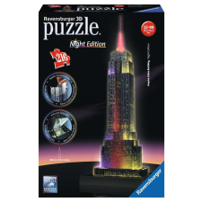 Ravensburger Puzzle 3D 216 db - Empire State Buliding éjjel puzzle, kirakós