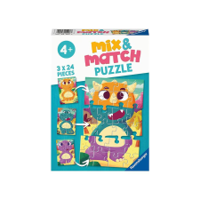  Ravensburger Puzzle 3x24 db - Kedves dínók (03876) puzzle, kirakós