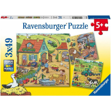  Ravensburger: Puzzle 3x49 db - Élet a farmon (40984) puzzle, kirakós