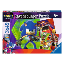  Ravensburger Puzzle 3x49 db - Sonic puzzle, kirakós