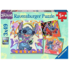 Ravensburger Puzzle 3x49 db - Stitch  Ajánlott 3-6 éves korig unisex (10441)