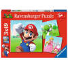 Ravensburger Puzzle 3x49 db - Super Mario  Ajánlott 5-9 éves korig unisex (03821)