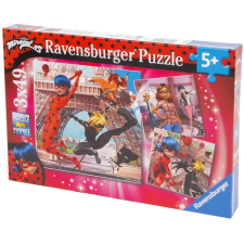Ravensburger Puzzle 3x49 - Hős katicabogár  Ajánlott 3-6 éves korig unisex (55817) puzzle, kirakós