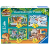 Ravensburger Puzzle 4in1 - Jurassic world  Ajánlott 4-12 éves korig unisex (6587)