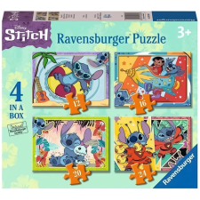 Ravensburger Puzzle 4in1 - Stitch  Ajánlott 3-6 éves korig unisex (10440) puzzle, kirakós