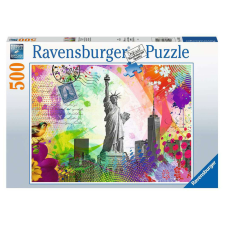  Ravensburger Puzzle 500 db - Képeslap New York puzzle, kirakós