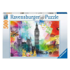 Ravensburger Puzzle 500 db - Üdvözlet Londonból