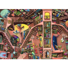 Ravensburger Puzzle Abszurd Könyvtár 500 darabos puzzle, kirakós