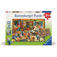  Ravensburger puzzle Karácsonyi varázslat a játékgyárban 2x12 darab puzzle, kirakós