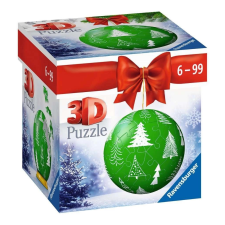 Ravensburger Ravensburger 3D puzzle karácsonyfadísz zöld fenyőkkel puzzle, kirakós