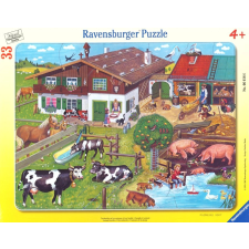 Ravensburger Ravensburger állatok a farmon puzzle 33 darabos puzzle, kirakós