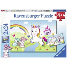 Ravensburger Ravensburger Csodás unikornisok 2 x 24 db puzzle puzzle, kirakós