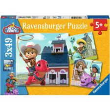 Ravensburger Ravensburger Dino Ranch Puzzle 3x49 darab puzzle, kirakós
