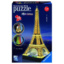 Ravensburger RAVENSBURGER - Eiffel torony világító 3D PUZZLE, 216 DARABOS puzzle, kirakós