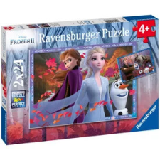 Ravensburger Ravensburger: Jégvarázs 2 Az erdőben 2 x 24 darabos puzzle puzzle, kirakós
