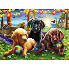 Ravensburger Ravensburger kutyapiknik XXL puzzle 100 darabos puzzle, kirakós