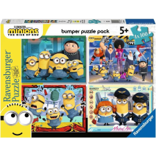 Ravensburger Ravensburger minyonok 2: gonosz érkezése 4x100 darabos puzzle készlet puzzle, kirakós