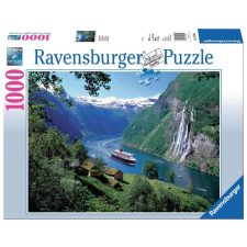 Ravensburger Ravensburger norvég fjord 1000 darabos puzzle puzzle, kirakós