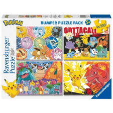 Ravensburger Ravensburger Pokémon 4x100 darabos puzzle puzzle, kirakós