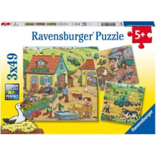 Ravensburger Ravensburger: Puzzle 3x49 db - Élet a farmon puzzle, kirakós